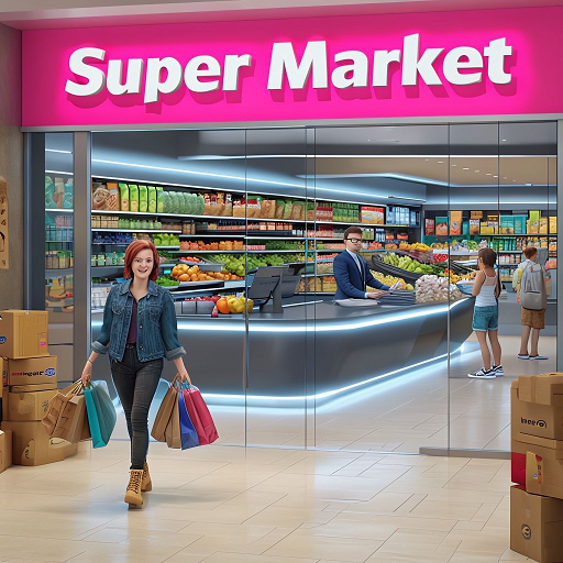Supermarket Mega Store Manager MOD MenuUnlimited Money 1.2.1