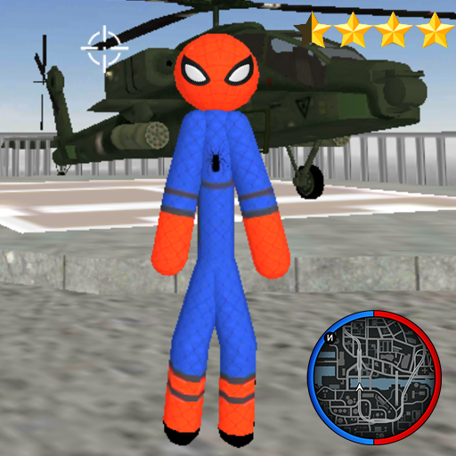 Stickman Spider Rope Gangstar MOD Unlimited Money VARY