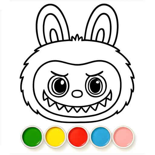 Labubu Coloring Games for Kids MOD Unlimited Money 1.9 Labubu Coloring Games for Kids MOD Unlimited Money 1.9