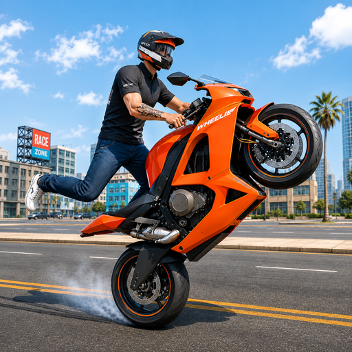 Moto Bike Stunt Wheelie Game MOD Unlimited Money 1.3
