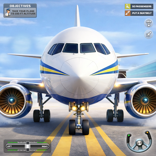 Real Airplane Flight Sim 3D MOD Unlimited Money 4.7.4 Real Airplane Flight Sim 3D MOD Unlimited Money 4.7.4